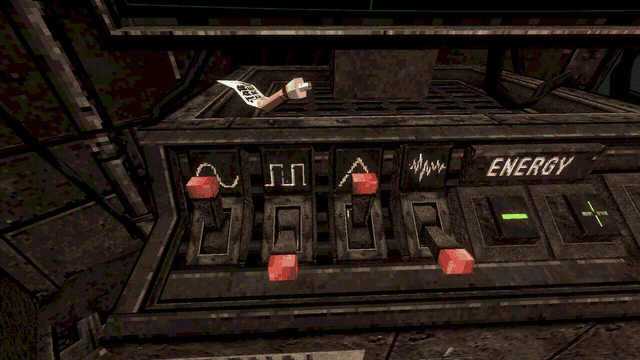 Animated gameplay: tuning the station’s controls and sending a signal.